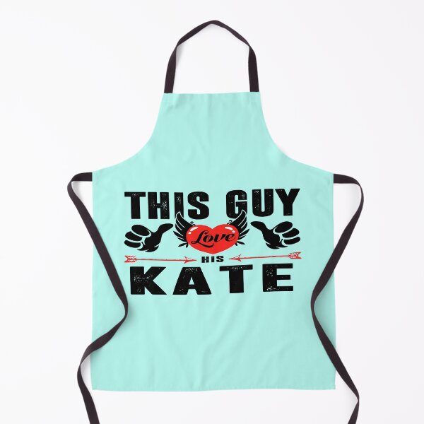 Item preview, Mens Kate Name Gift This Guy Loves His Kate Name, White, Trending designed and sold by Jake Sanders.