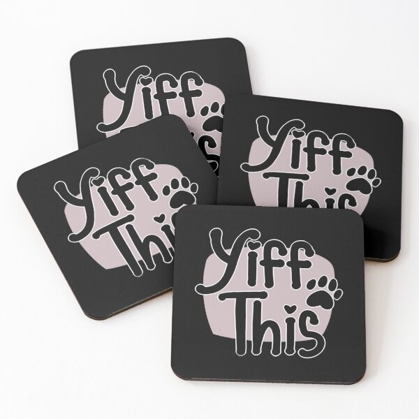 Item preview, Yiff This! (Black) Essential  designed and sold by drewelsuttiew.