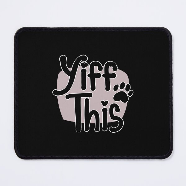 Item preview, Yiff This! (Black) Essential  designed and sold by drewelsuttiew.