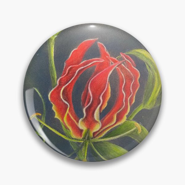 Item preview, Gloriosa or Flame Lily designed and sold by Moya Deacon Radley.