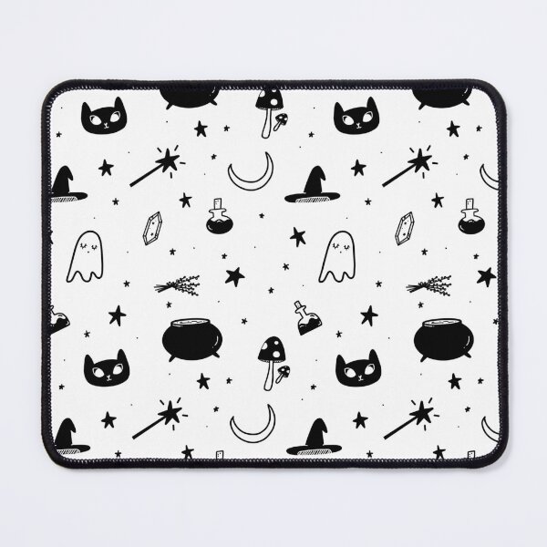Item preview, Witchy Pattern - Black and White designed and sold by Jennie Mahoney.
