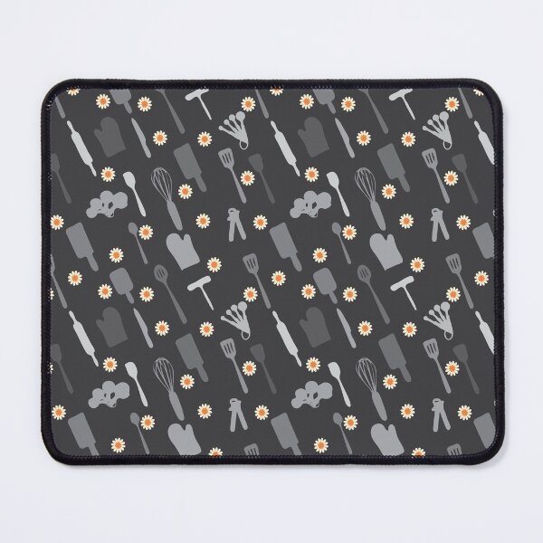 Item preview, In The Kitchen — Grey with Daisies designed and sold by DenAlex.