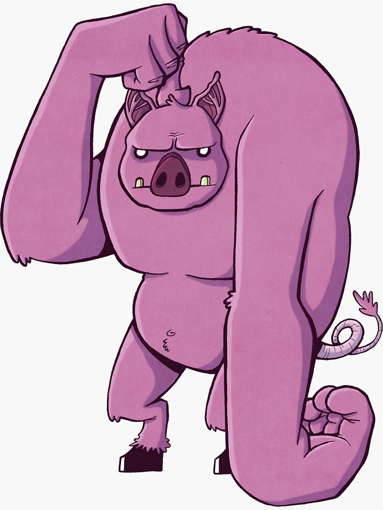 Pigsquatch by ollierayart