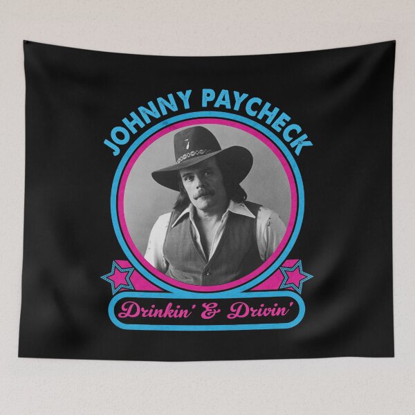 Item preview, Retro Style Jonny Paycheck Art designed and sold by JenaClark.