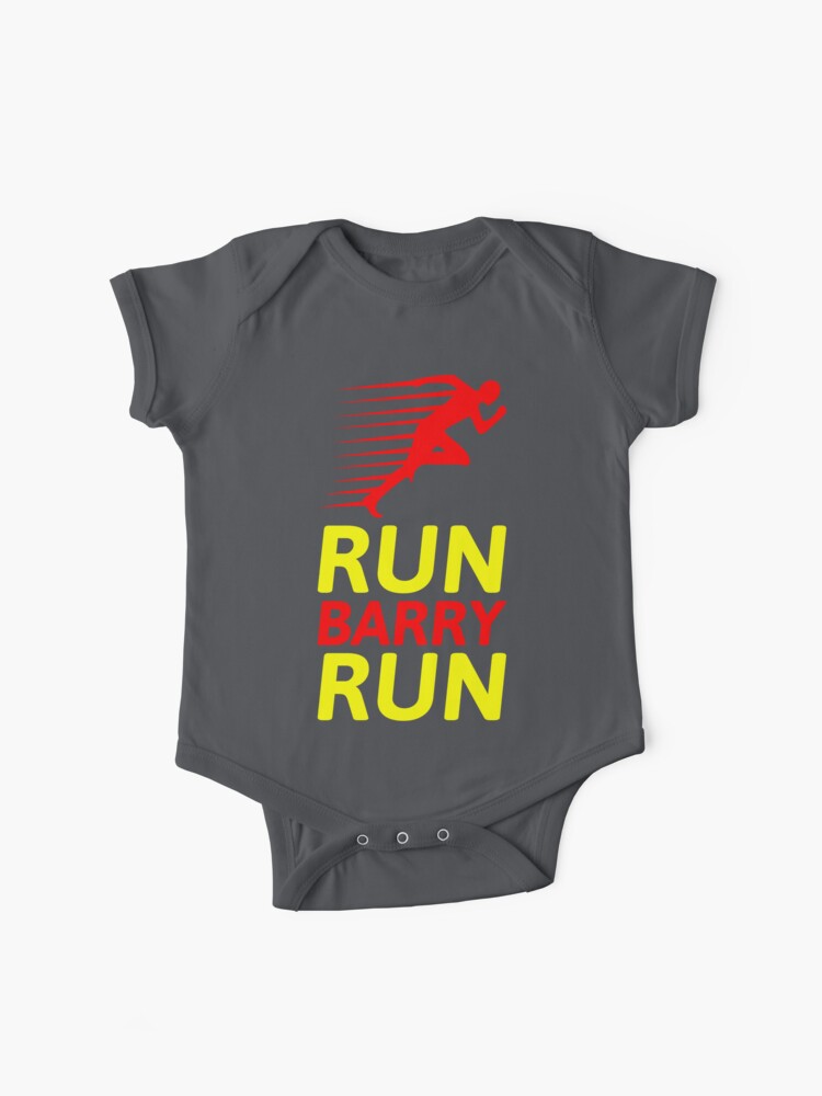 Run Barry Run Baby One Piece By Fangirlfuel Redbubble