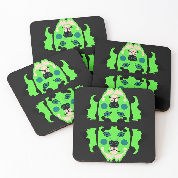 Item preview, Dalmatian Dog Face, Lime Green  designed and sold by AudreyWaley.