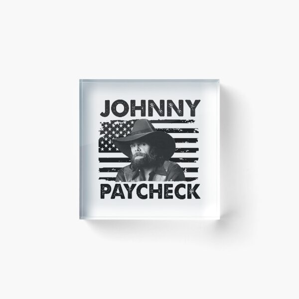 Item preview, Retro American Flag Johnny Paycheck Music Gift designed and sold by JenaClark.