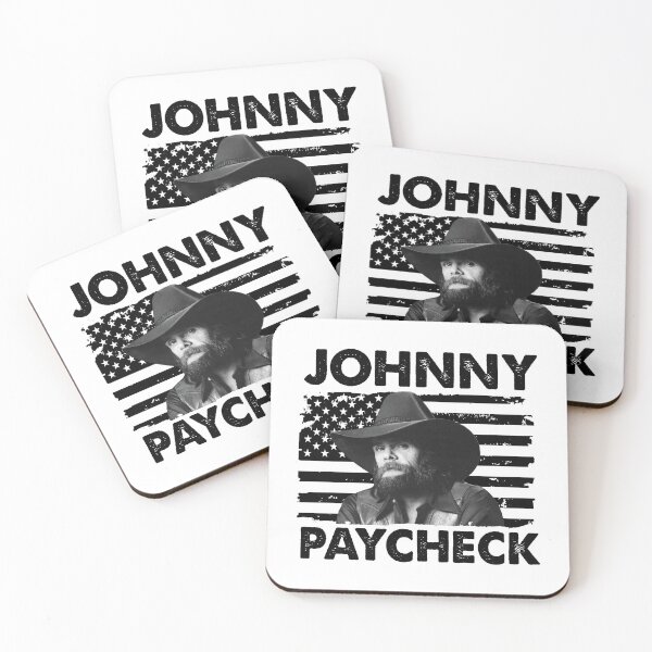 Item preview, Retro American Flag Johnny Paycheck Music Gift designed and sold by JenaClark.