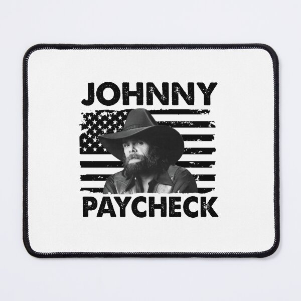 Item preview, Retro American Flag Johnny Paycheck Music Gift designed and sold by JenaClark.