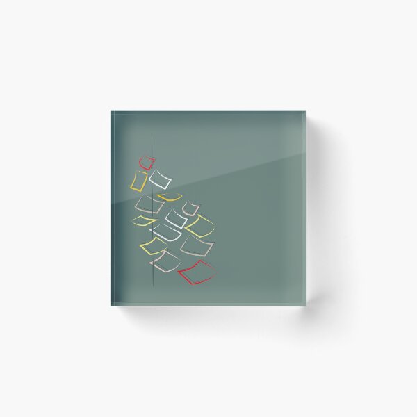 Item preview, Abstract Shapes and Lines Throw Pillow 1 designed and sold by blueocan.