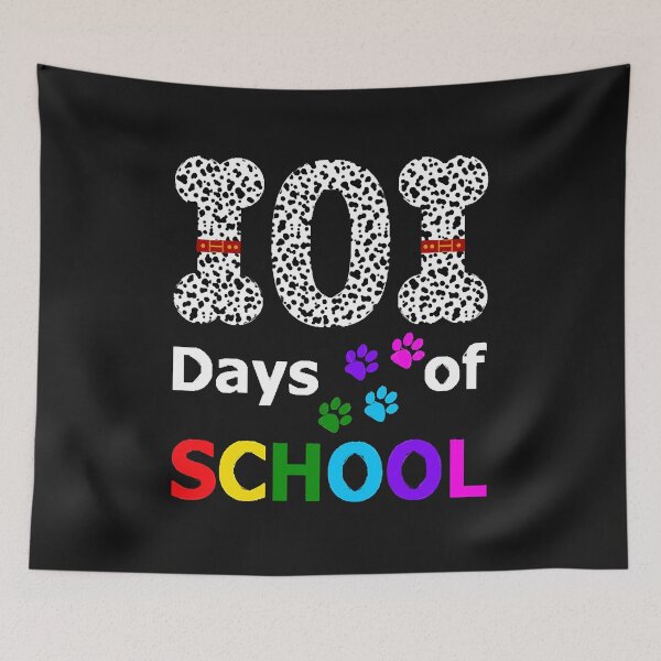 Item preview, Dalmation Dog 101 Days Of School Tshirt Teachers Kids Gift  designed and sold by AudreyWaley.
