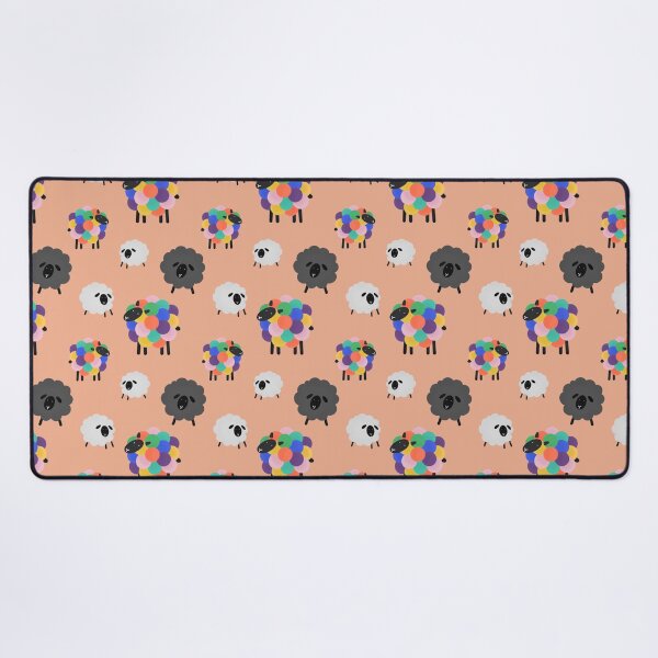 Item preview, Rainbow Sheep - Pink designed and sold by Jennie Mahoney.
