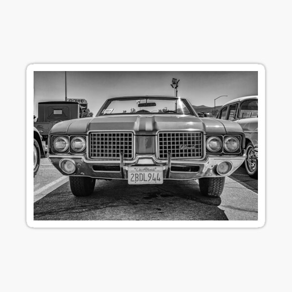 1972 Oldsmobile Cutlass Supreme Convertible - Old Car - Sticker