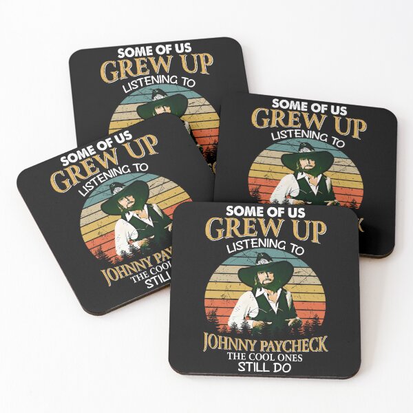Item preview, Some Of Us Grew Up Listening To Johnny Paycheck The Cool Ones Still Do Vintage designed and sold by JenaClark.