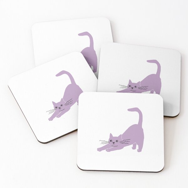 Item preview, Purple cat designed and sold by Haey-.