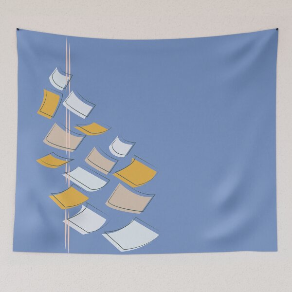 Aperçu de l'œuvre Formes et lignes abstraites Coussin 4 créée et vendue par blueocan.