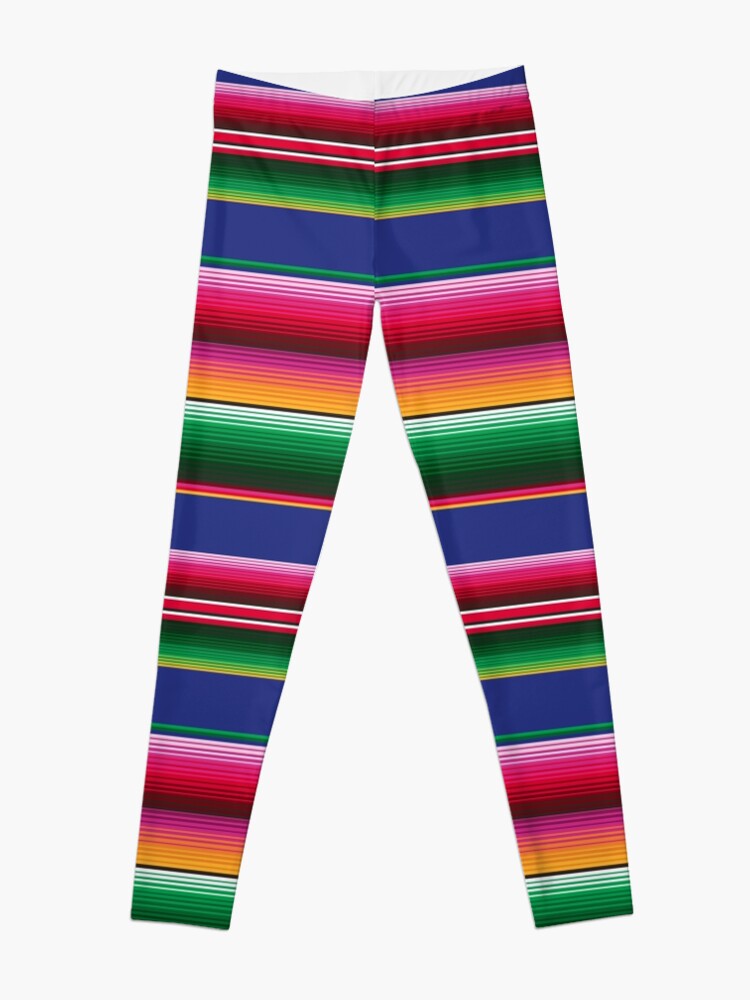 Thumbnail 3 of 5, Leggings, Mexican Serape Designs designed and sold by thefunkysoul.