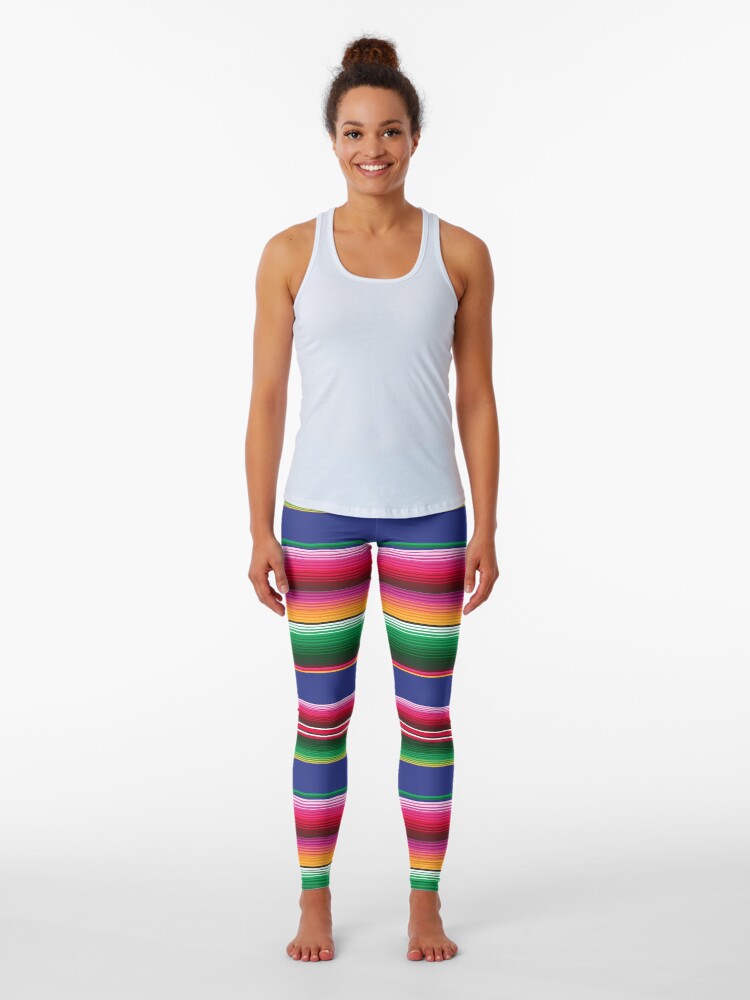 Thumbnail 1 of 5, Leggings, Mexican Serape Designs designed and sold by thefunkysoul.