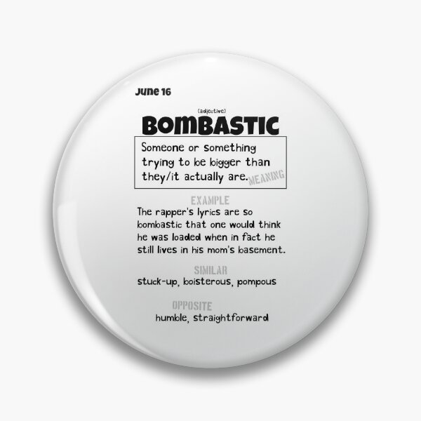 Item preview, June 16 Bombastic designed and sold by Square Root of Squid.
