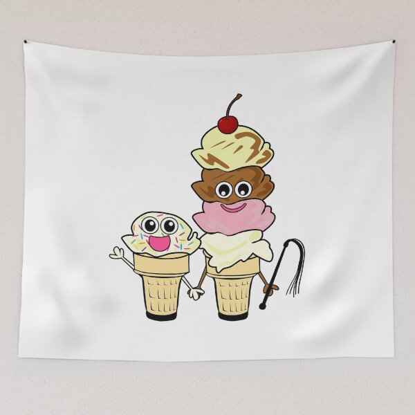 Item preview, "Play Nice Cream" BDSM Kink Ice Cream Play Partners designed and sold by boundlesstees.