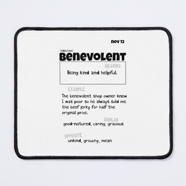 Item preview, November 12 Benevolent designed and sold by Square Root of Squid.