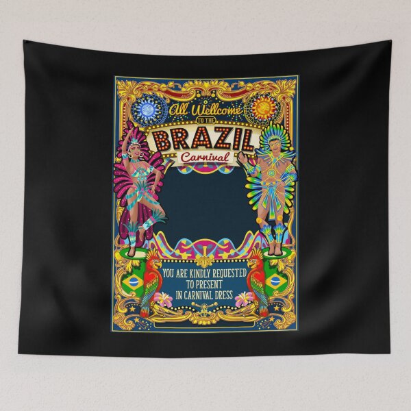 Item preview, Rio Carnival Poster Theme Brazil Carnaval Mask Show Parade Classic  designed and sold by ahlinolerh.