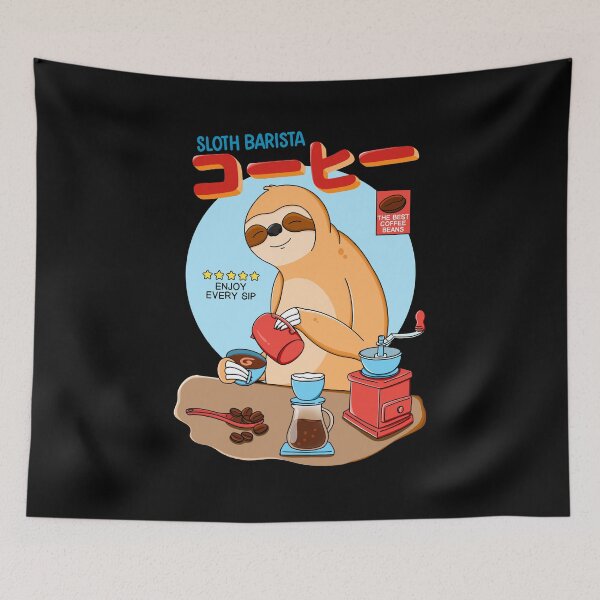 Item preview, Sloth Barista designed and sold by Kimprut.
