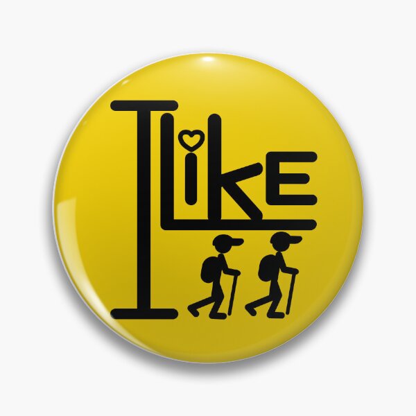 Item preview, I like hiking. designed and sold by SunriseD.