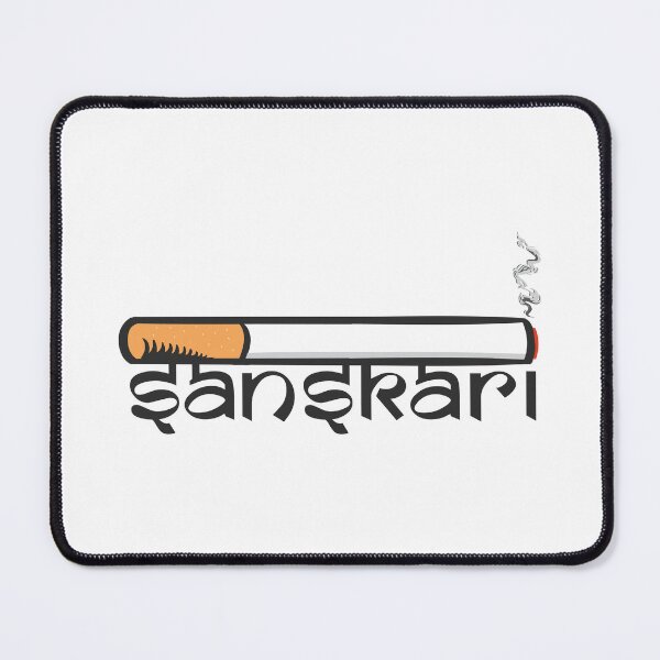 Item preview, Sanskari Indian Desi Girl or boy Sutta Hindi Slogan Quote designed and sold by alltheprints.