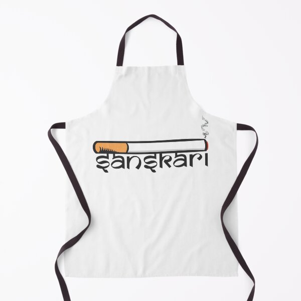 Item preview, Sanskari Indian Desi Girl or boy Sutta Hindi Slogan Quote designed and sold by alltheprints.