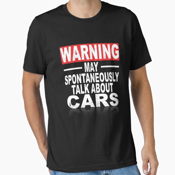 Item preview, Warning: May Spontaneously Talk About Cars designed and sold by stuch75.