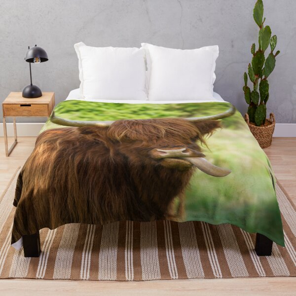 Item preview, Highland Cow Sticking Out His Tongue designed and sold by rawshutterbug.