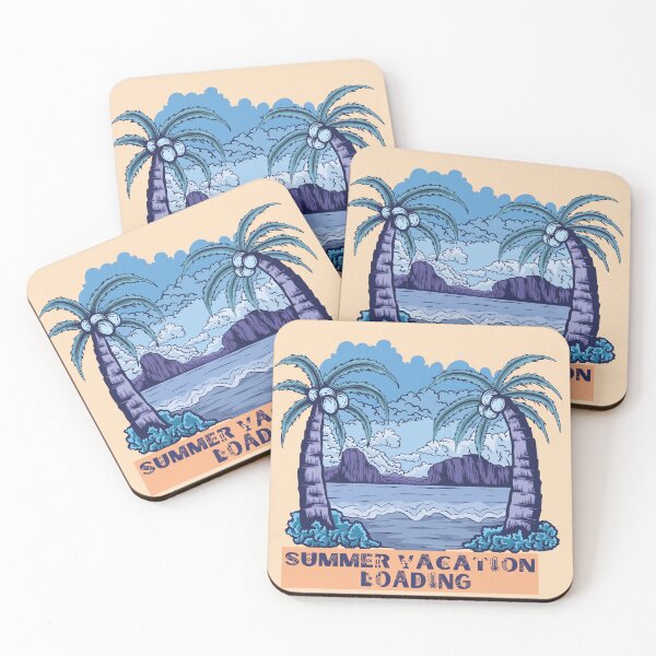 Item preview, Summer Vacation And Waves Loading designed and sold by fatydesignspace.