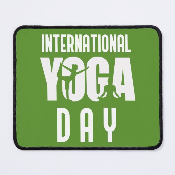 Item preview, INTERNATIONAL YOGA DAY designed and sold by Hussain Shirts.