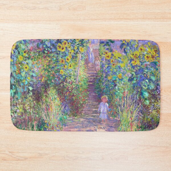 Item preview, The Artist's Garden at Vetheuil  by Claude Monet designed and sold by Tamas Das.