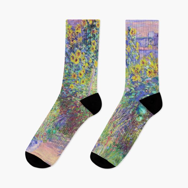 Item preview, The Artist's Garden at Vetheuil  by Claude Monet designed and sold by Tamas Das.
