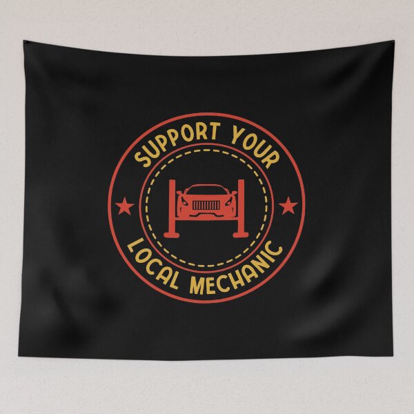 Item preview, Support Your Local Mechanic: Funny Mechanical Engineering Gift - Auto Mechanic designed and sold by Adexyl.