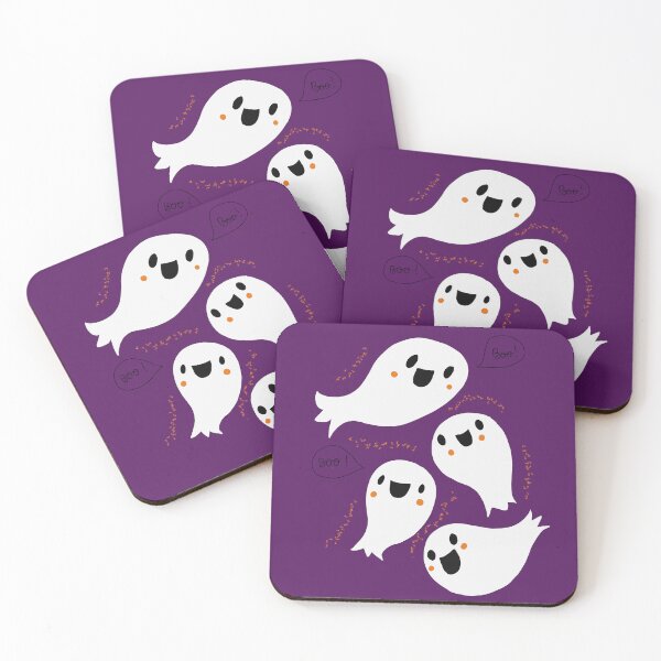Item preview, Four funny cute boo ghosts designed and sold by de-creartique.