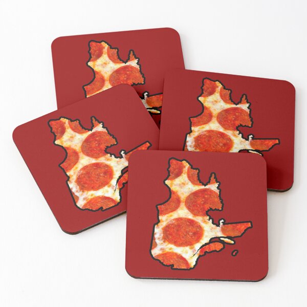 Item preview, Quebec Canada Pepperoni Pizza designed and sold by fearcity.