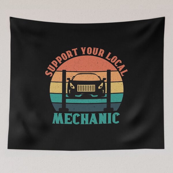 Item preview, Support Your Local Mechanic: Funny Mechanical Engineering Gift, Auto Mechanic designed and sold by Adexyl.