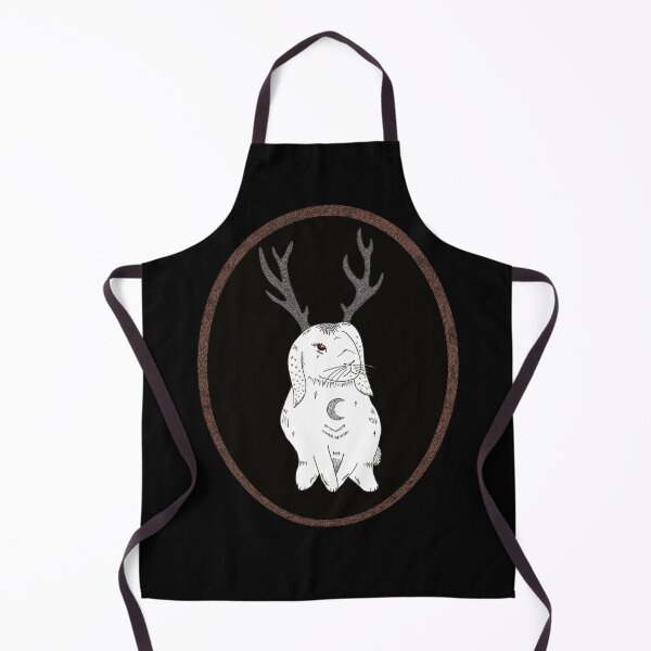 Item preview, Cuddly Cryptid Domestic Jackalope Black designed and sold by mothofthemist.