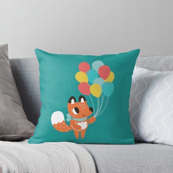 Item preview, Cute Fox With Balloons designed and sold by Claire Stamper.