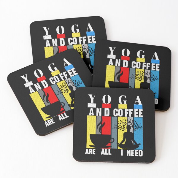 Item preview, Yoga And Coffee All Are I Need designed and sold by Hussain Shirts.