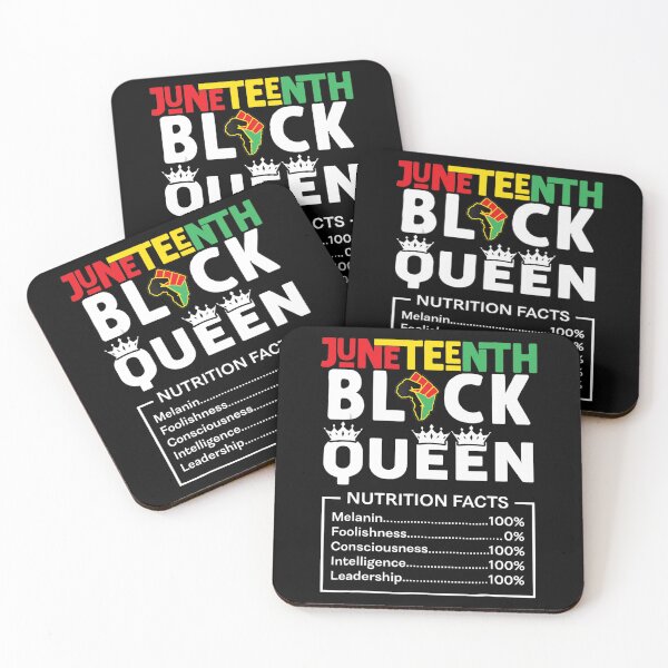 Item preview, Black Queen Nutritional Facts Black Girl Juneteenth designed and sold by DayanaLockman.