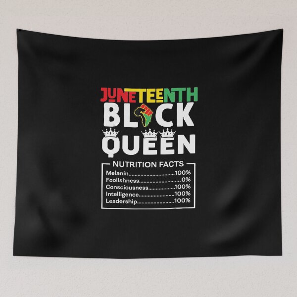 Item preview, Black Queen Nutritional Facts Black Girl Juneteenth designed and sold by DayanaLockman.