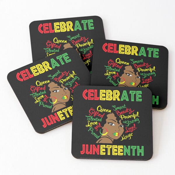 Item preview, Black Women Messy Bun Juneteenth designed and sold by DayanaLockman.