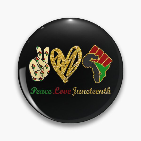 Item preview, Peace Love Juneteenth 1865 designed and sold by DayanaLockman.