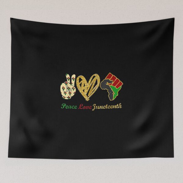 Item preview, Peace Love Juneteenth 1865 designed and sold by DayanaLockman.