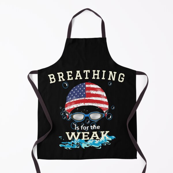Item preview, Breathing Is For The Weak Funny Swimming designed and sold by adxota.