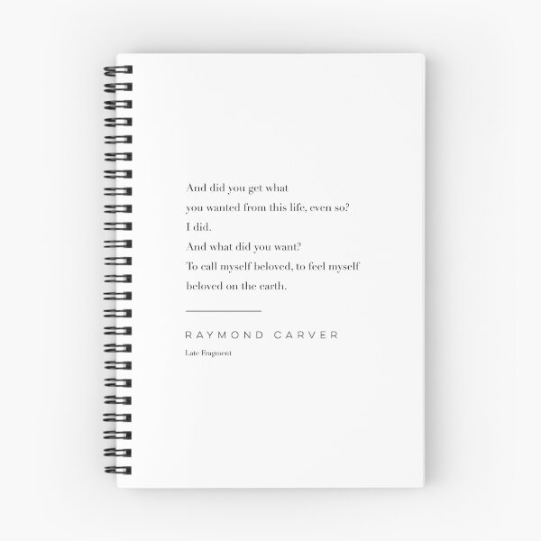 Item preview, Beloved on the Earth by Raymond Carver designed and sold by wisemagpie.